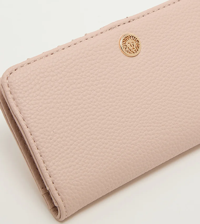 Anne Klein  Anne Klein Logo Detail Bi-fold Wallet for Women | Best Price UAE